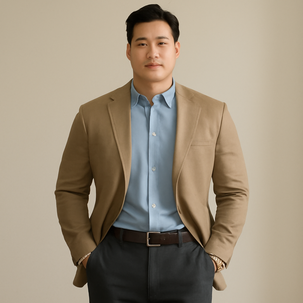 어깨넓은남자코디 대표 이미지